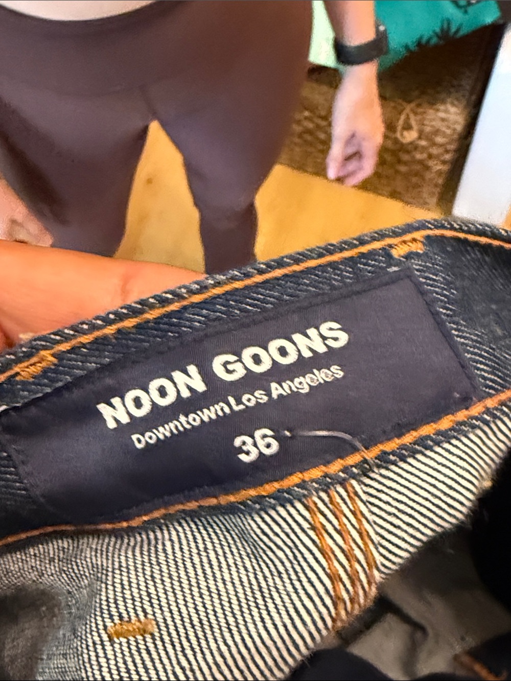 Noon Goons Throttle Pant in Indigo - Picture 6 of 7